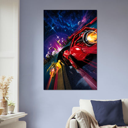 OutRun 2019 Poster - Futuristic Racing Retro Game Cover Art Wall Art Decor 5