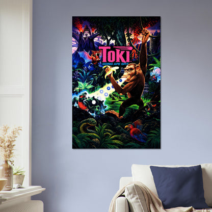 Toki Going Ape Spit Poster – Retro Arcade Game Art Wall Art Decor 5