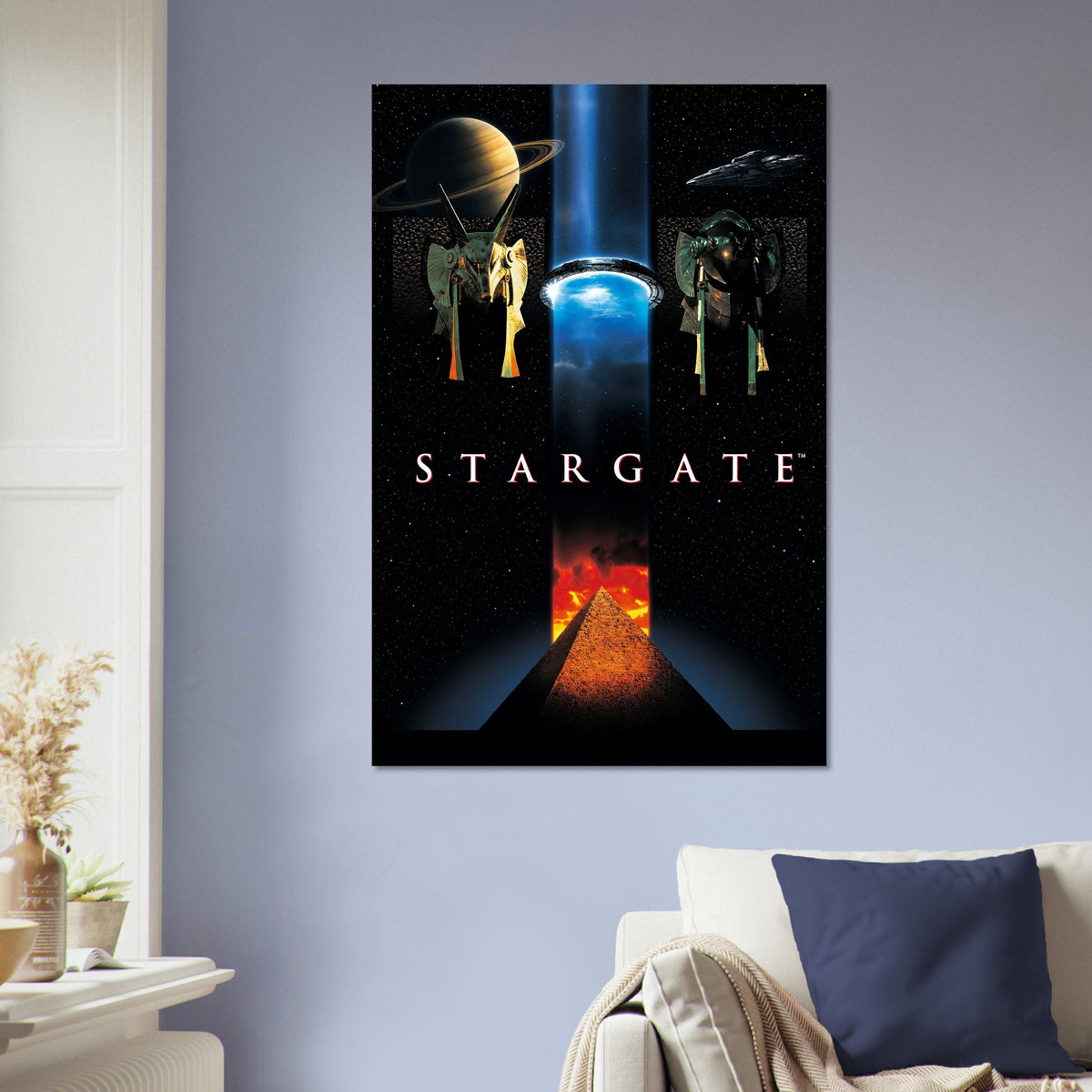 Stargate Sci-Fi Space Epic Poster – Aliens, Pyramids & Portal Wall Art Decor 5