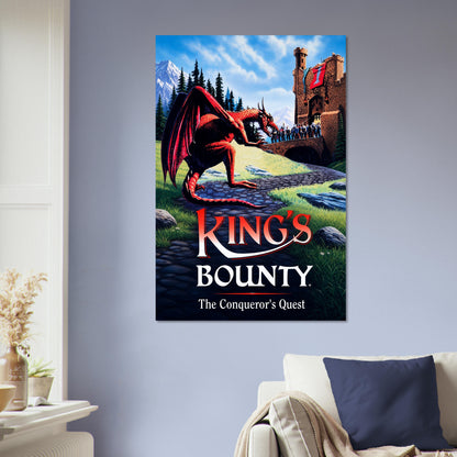 King's Bounty The Conqueror's Quest Poster – Dragon Fantasy Art Wall Art Decor 5
