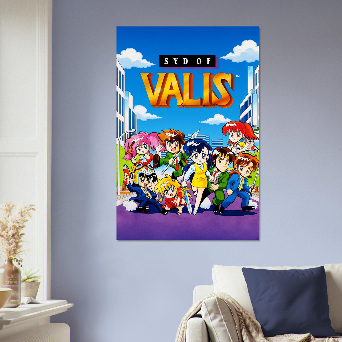 Syd of Valis Poster - Anime Heroine Retro Game Cover Art Wall Art Decor 5