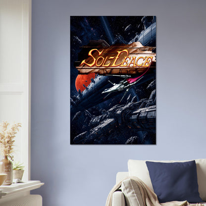 Sol-Deace Poster - Sci-Fi Starship Shooter Retro Game Art Wall Art 5