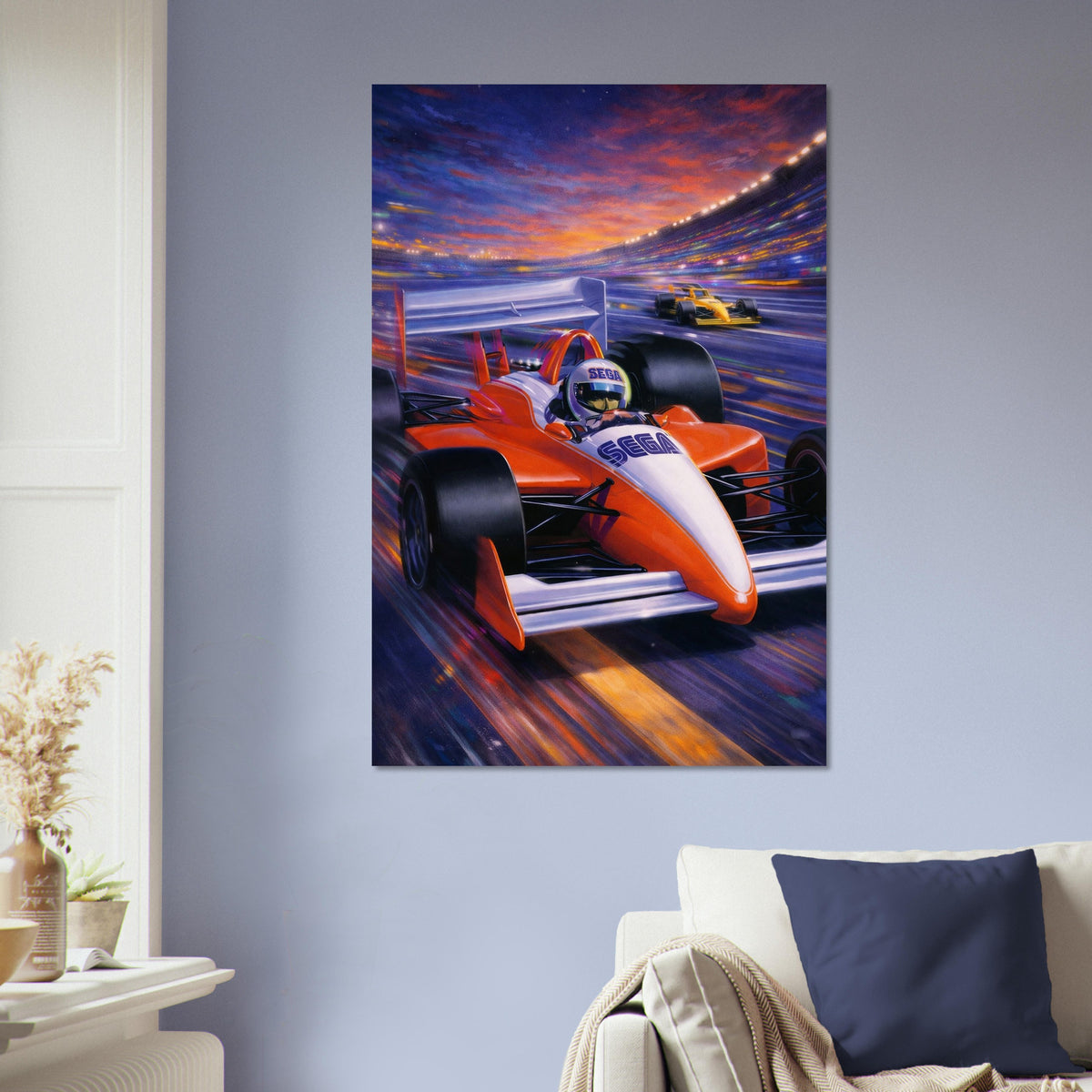 Virtua Racing Poster - 1992 Cover Art - Formula 1 Arcade Print 5
