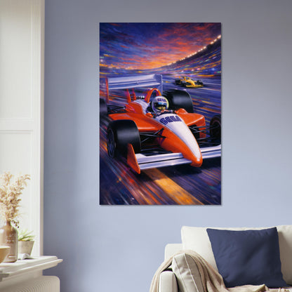 Virtua Racing Poster - 1992 Cover Art - Formula 1 Arcade Print 5