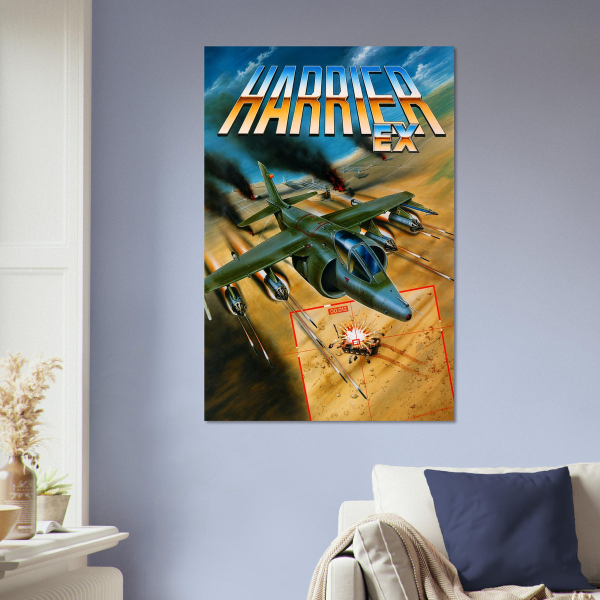 Task Force Harrier EX Poster - Combat Jet Military Game Art Wall Art 5