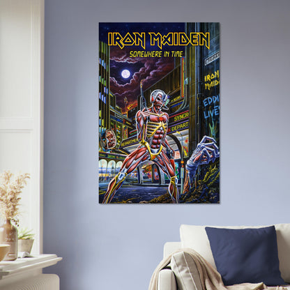 Iron Maiden - Somewhere in Time Album Poster - Heavy Metal Art 5