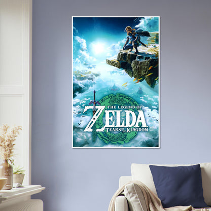 THE LEGEND OF ZELDA - TEARS OF THE KINGDOM POSTER - LINK SKY ISLAND ART PRINT 5