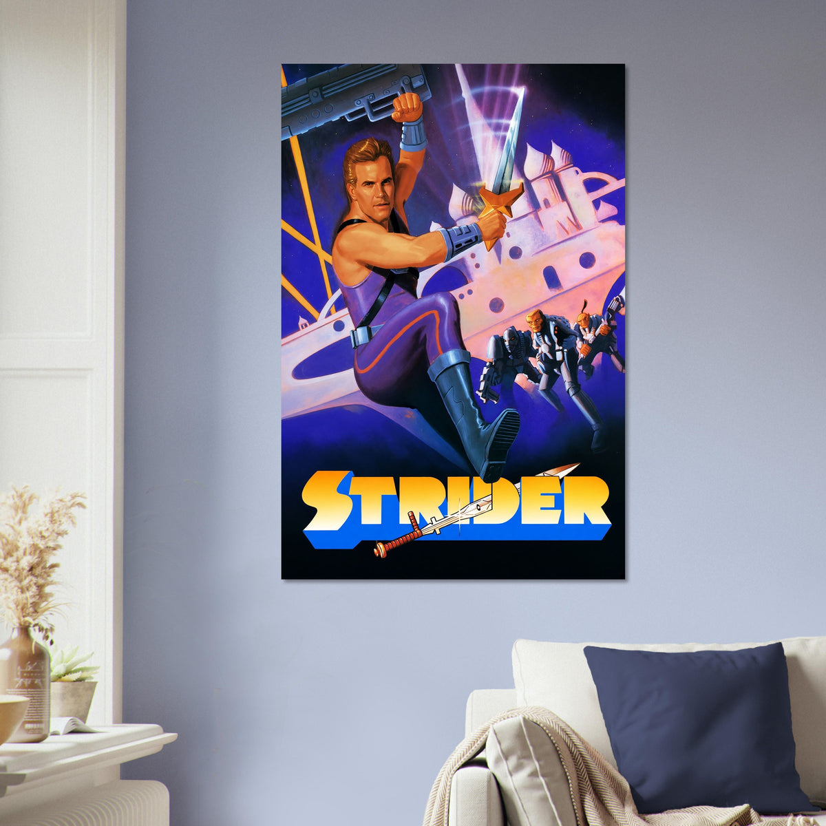 STRIDER Retro Arcade Action Hero Poster – 1989 Video Game Wall Art Decor 5