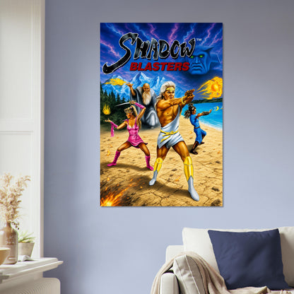 Shadow Blasters Poster – Fantasy Magic Warriors Retro Arcade Art Wall Art Decor 5