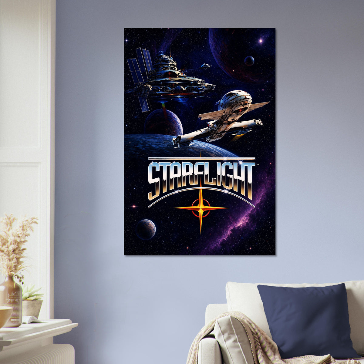 Starflight Poster - Sci-Fi Space Exploration Game Art Wall Art Decor 5