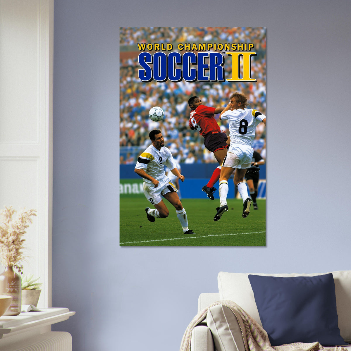 World Championship Soccer II Poster – Retro Sports Game Art Wall Art Decor 5