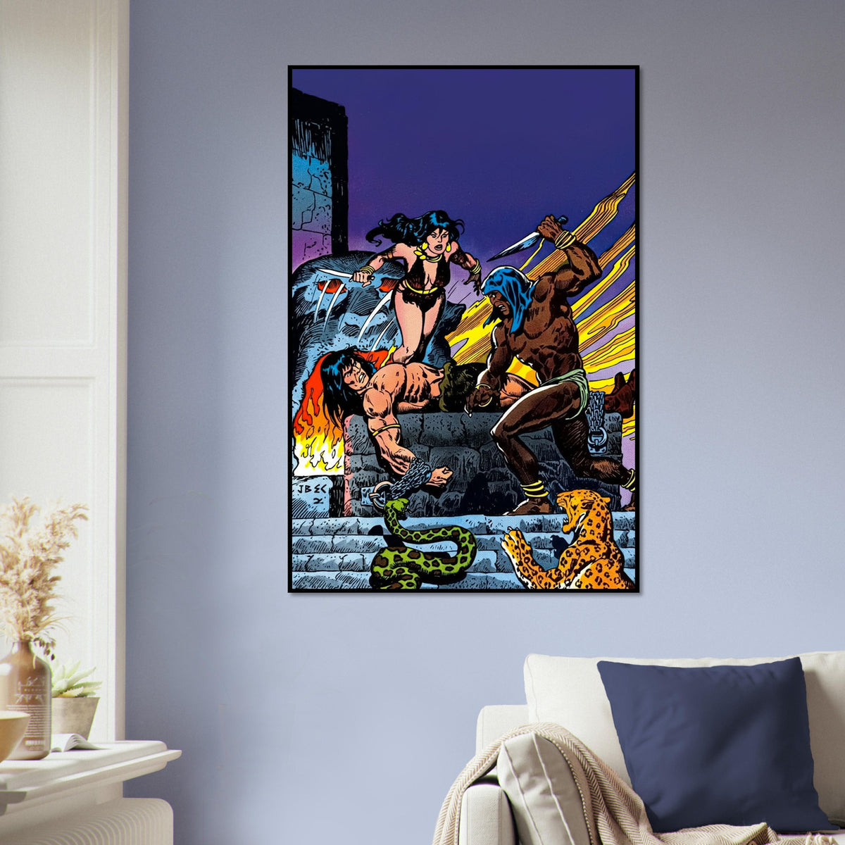 JOHN BUSCEMA CONAN THE BARBARIAN #97 POSTER – CLASSIC MARVEL COMIC COVER ART 3