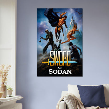 Sword of Sodan Poster – Fantasy Warriors Castle Adventure Art Wall Art Decor 5
