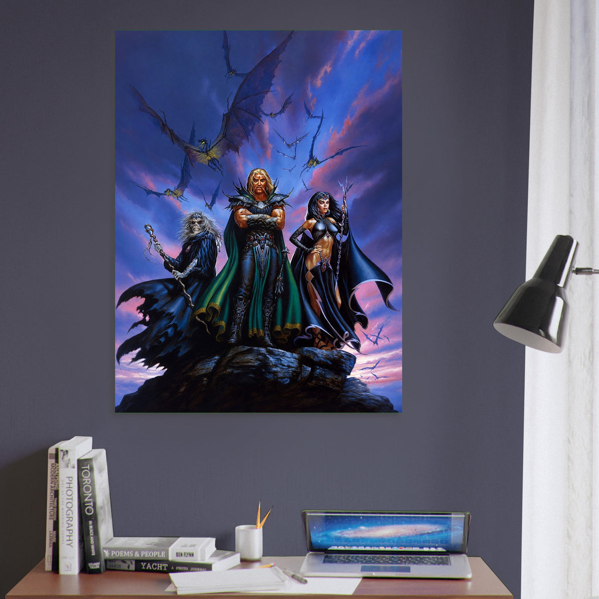 Villains Lorebook Poster – Todd Lockwood D&D Dark Fantasy Art Print 1998 6