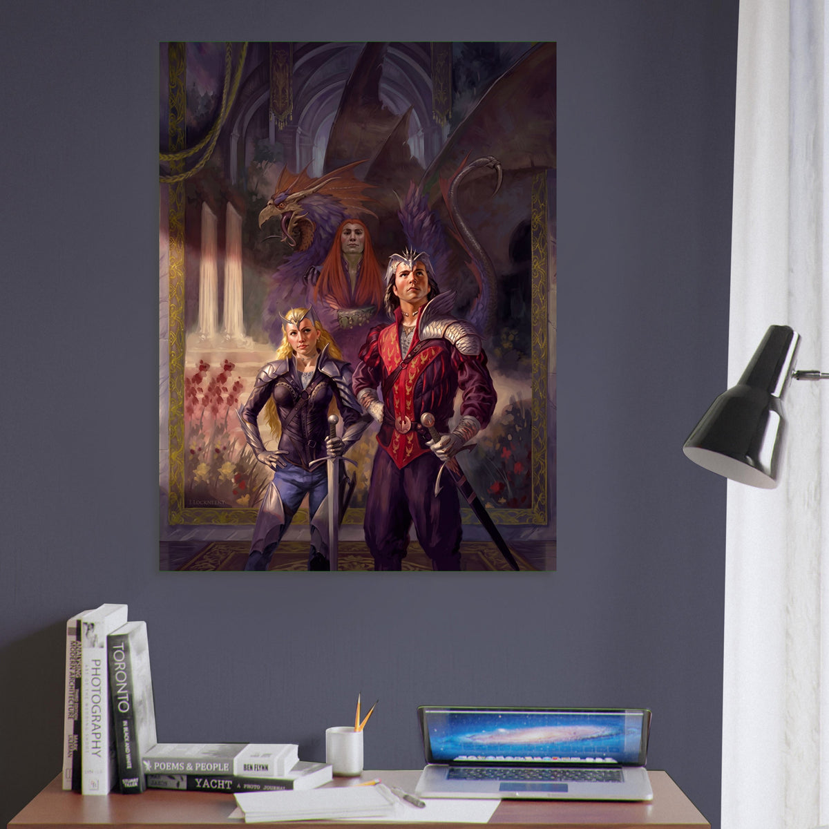 The Mirror Prince Poster – Todd Lockwood Fantasy Sword Art Print 2006 6