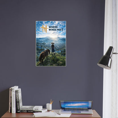 WHERE WINDS MEET POSTER OPEN WORLD WUXIA RPG GAME ART LANDSCAPE SCENE 7