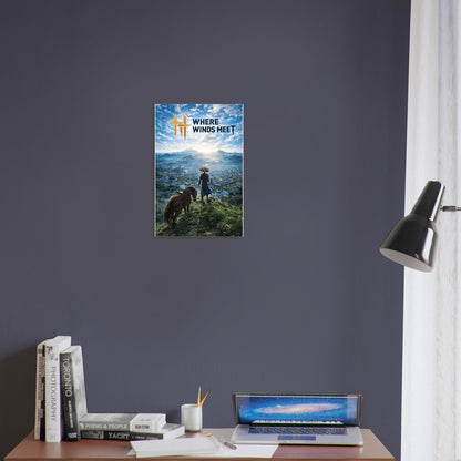 WHERE WINDS MEET POSTER OPEN WORLD WUXIA RPG GAME ART LANDSCAPE SCENE 9
