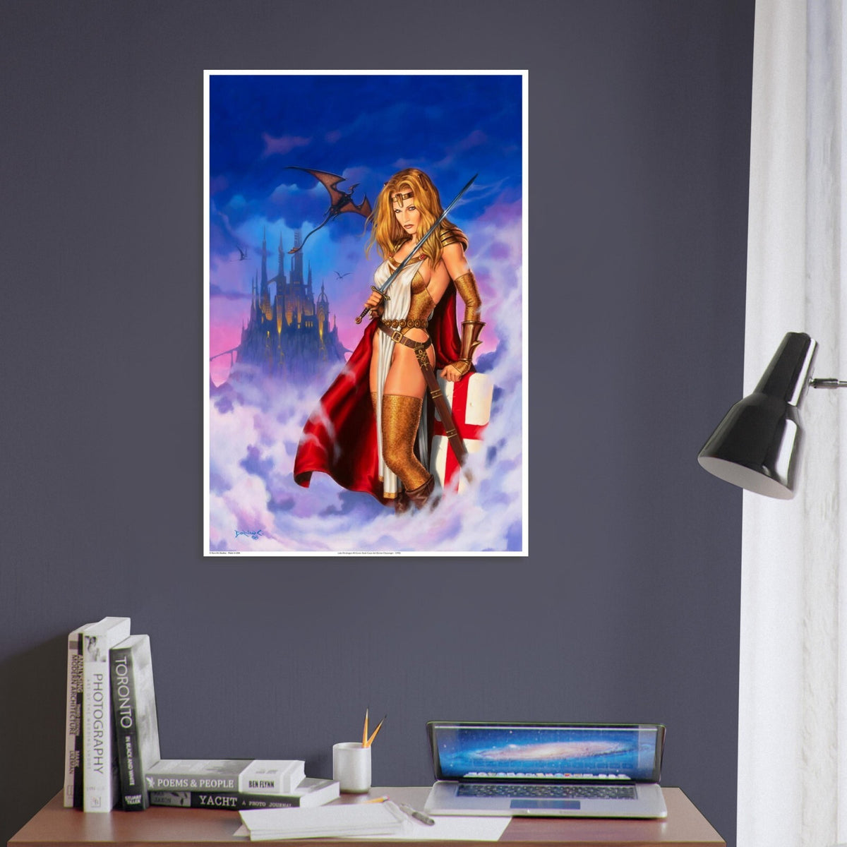 Lady Pendragon Poster – Dorian Cleavenger Fantasy Art (1998 Comic Cover) 5