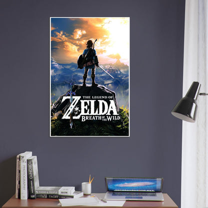 THE LEGEND OF ZELDA - BREATH OF THE WILD POSTER - LINK HORIZON VIEW ART PRINT 5