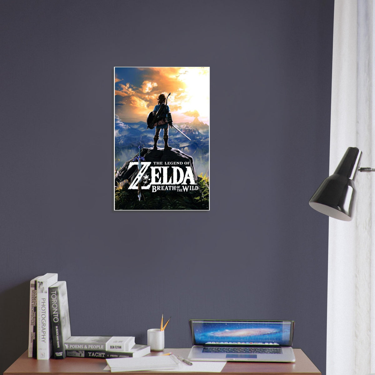 THE LEGEND OF ZELDA - BREATH OF THE WILD POSTER - LINK HORIZON VIEW ART PRINT 7