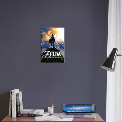 THE LEGEND OF ZELDA - BREATH OF THE WILD POSTER - LINK HORIZON VIEW ART PRINT 9