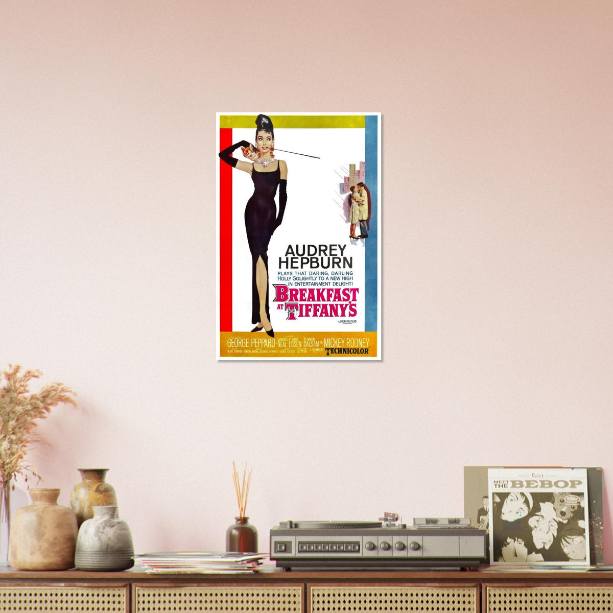 BREAKFAST AT TIFFANYS AUDREY HEPBURN CLASSIC HOLLYWOOD MOVIE POSTER 7